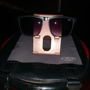 Mens IDEE sunglasses gray/bk s2477c1. 56-15-142